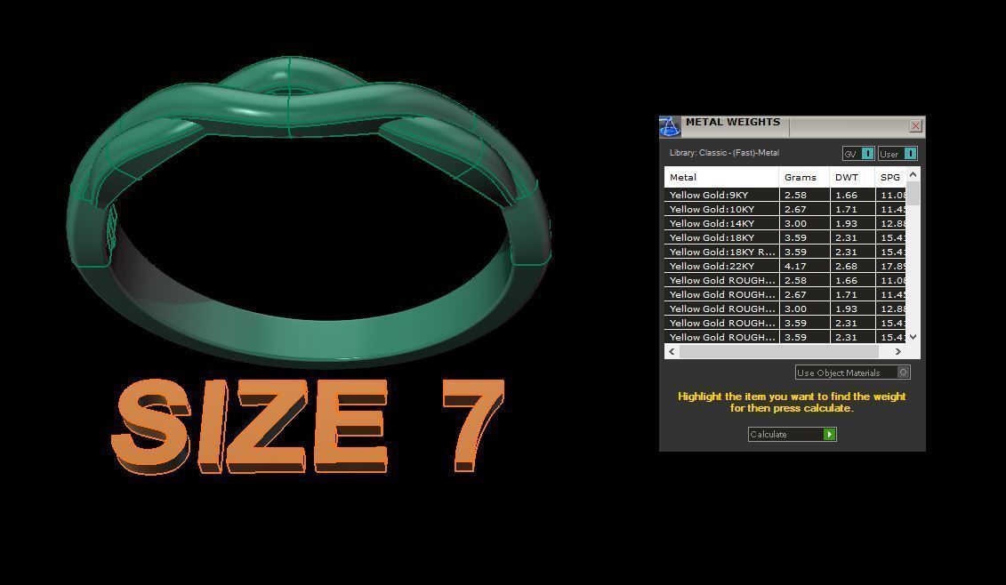 Half Weave Band Mix Size 3D print model_12