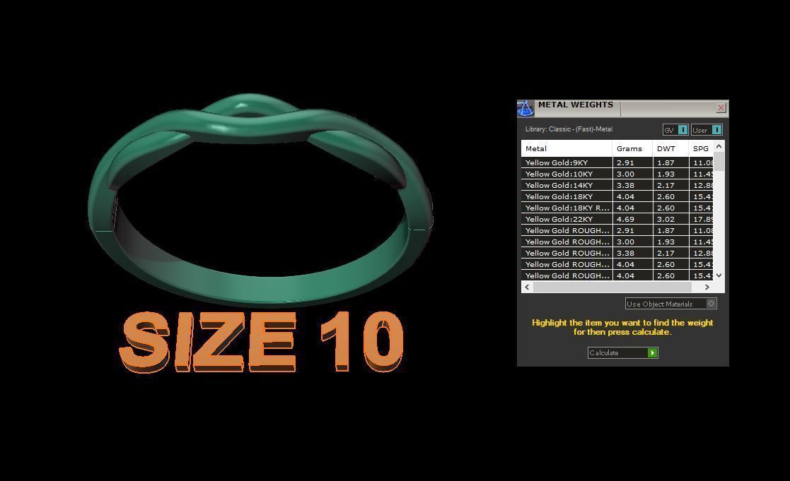 Half Weave Band Mix Size 3D print model_15