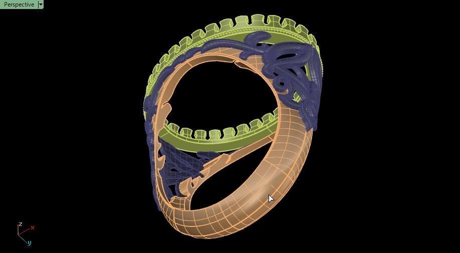 flora ring 04 3D print model_13