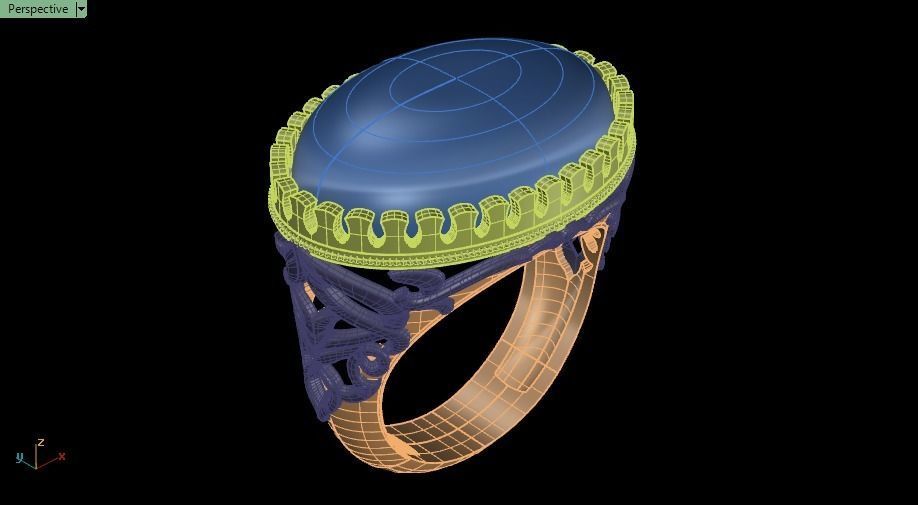 flora ring 04 3D print model_12