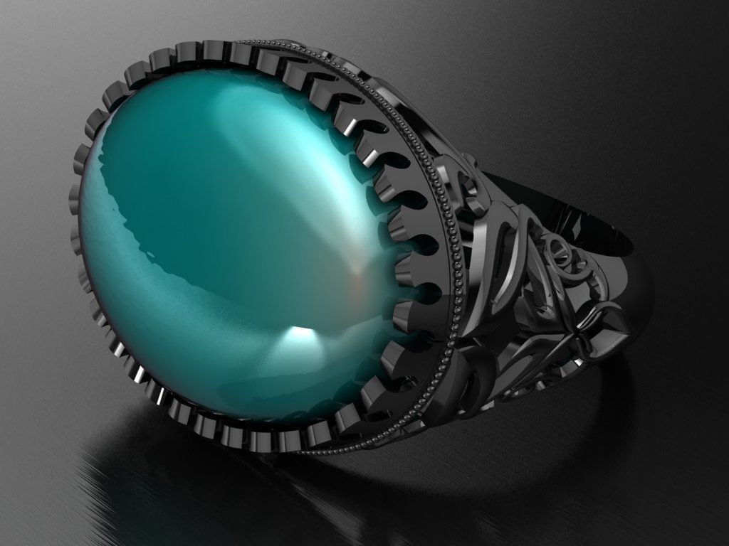 flora ring 04 3D print model_8
