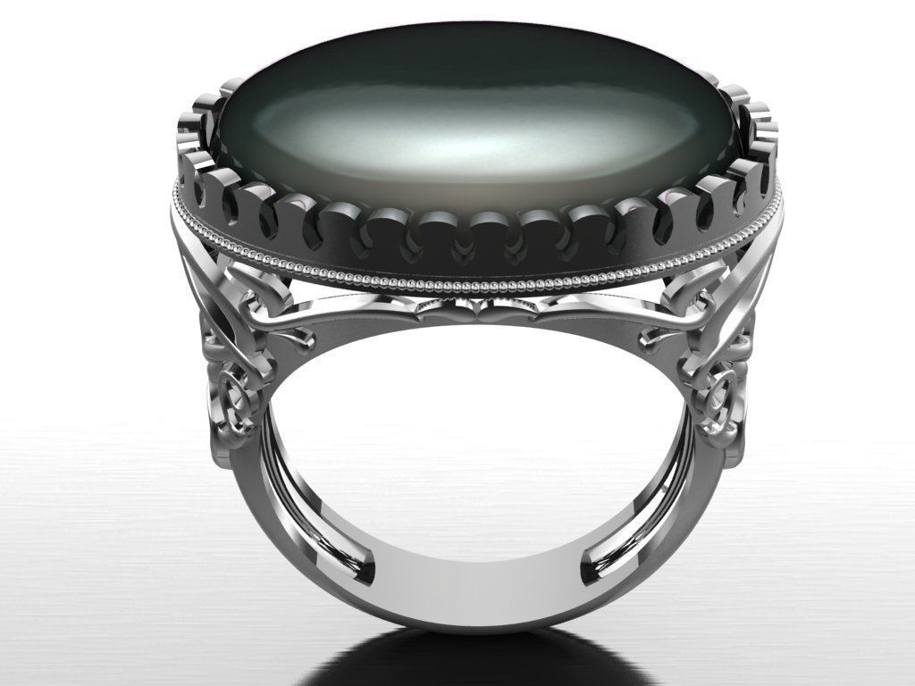 flora ring 04 3D print model_4