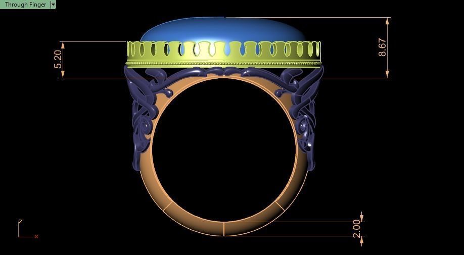 flora ring 04 3D print model_9