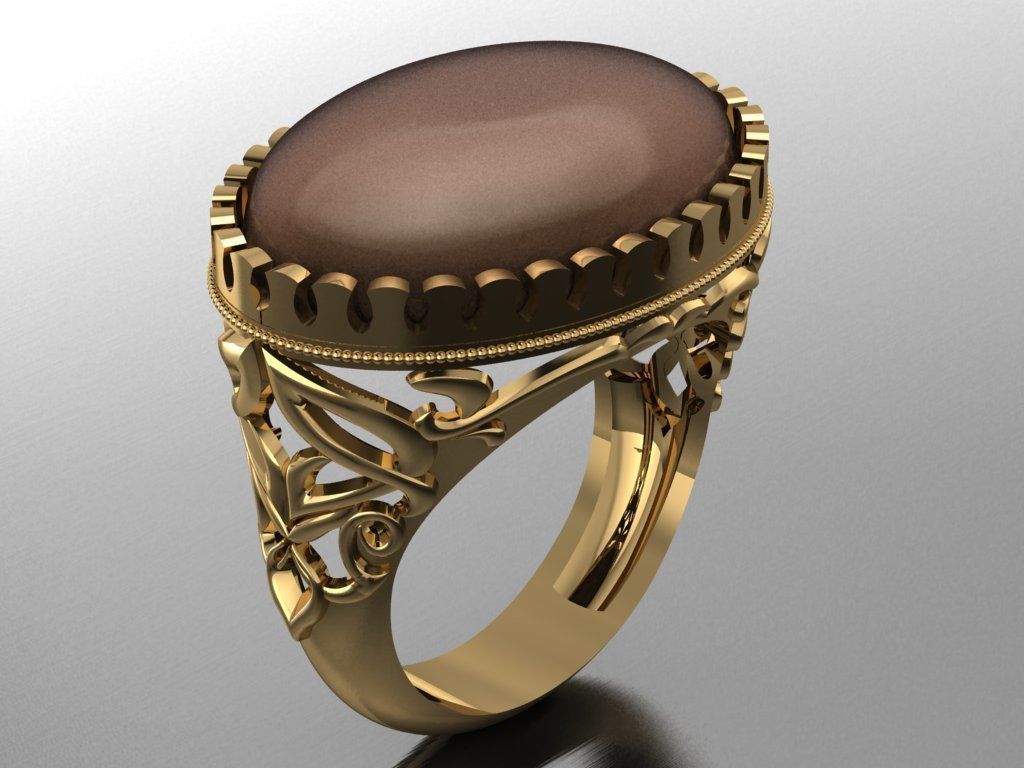 flora ring 04 3D print model_2