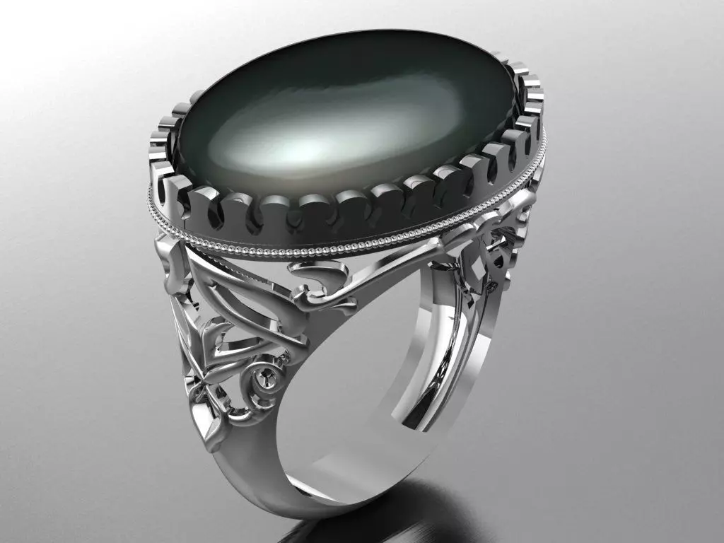 flora ring 04 3D print model_0