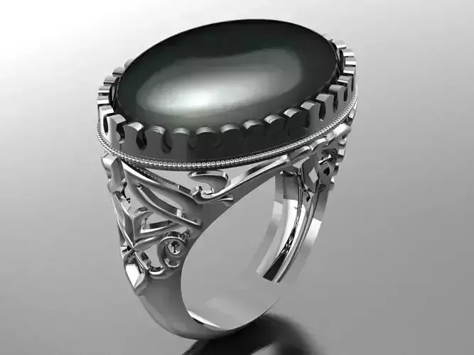 flora ring 04 3D print model