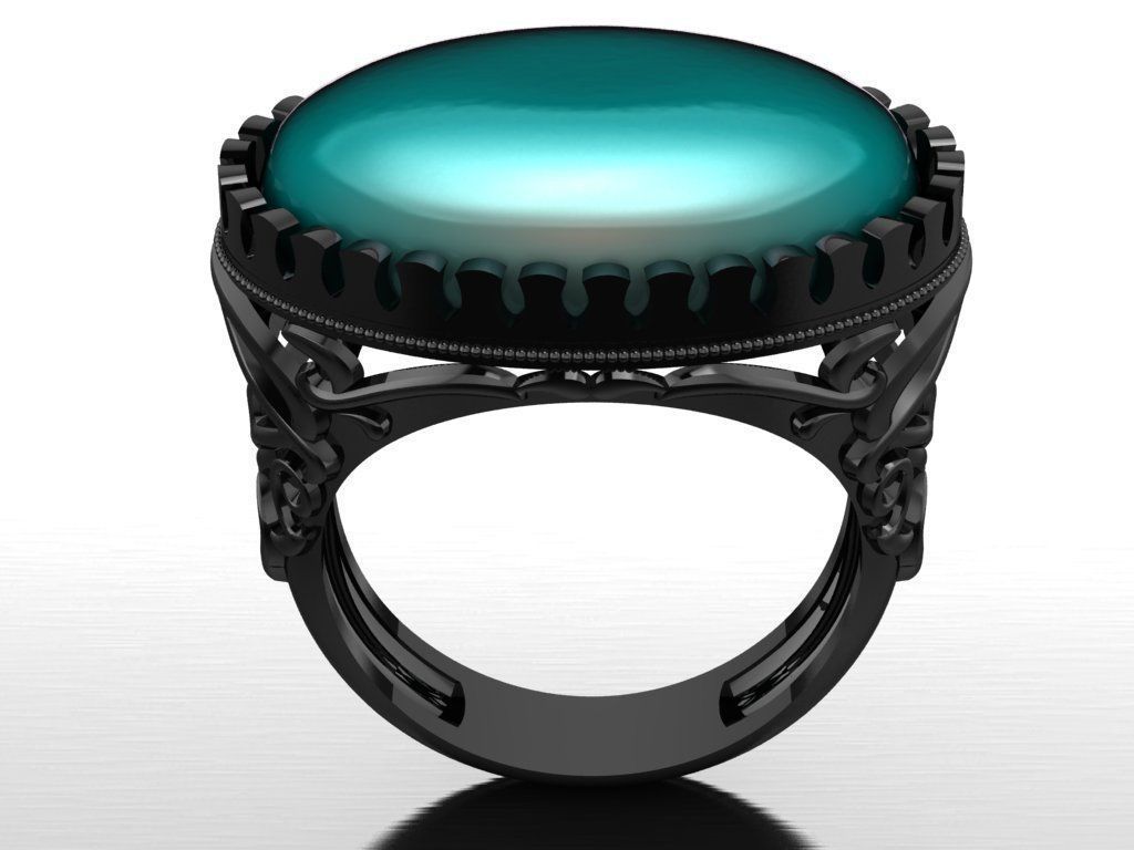 flora ring 04 3D print model_3