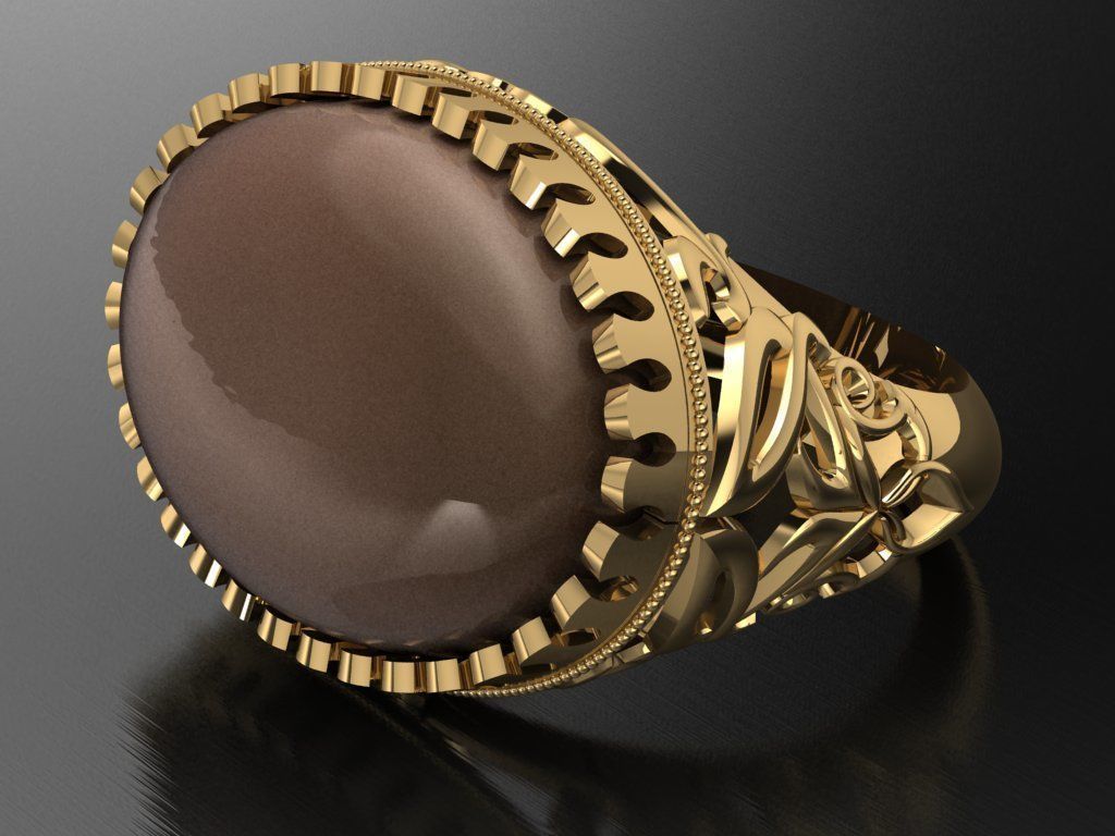 flora ring 04 3D print model_7