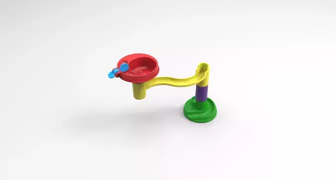 Slide toy 3D print model