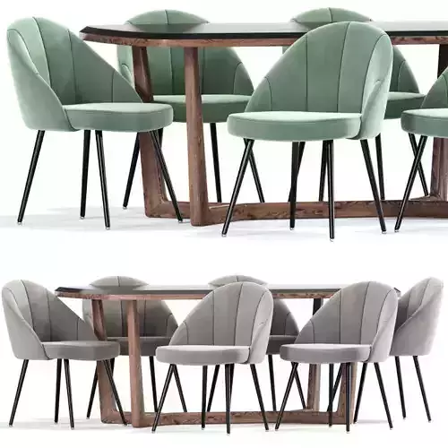 Porthos Home Daija Velvet Dining Chairs