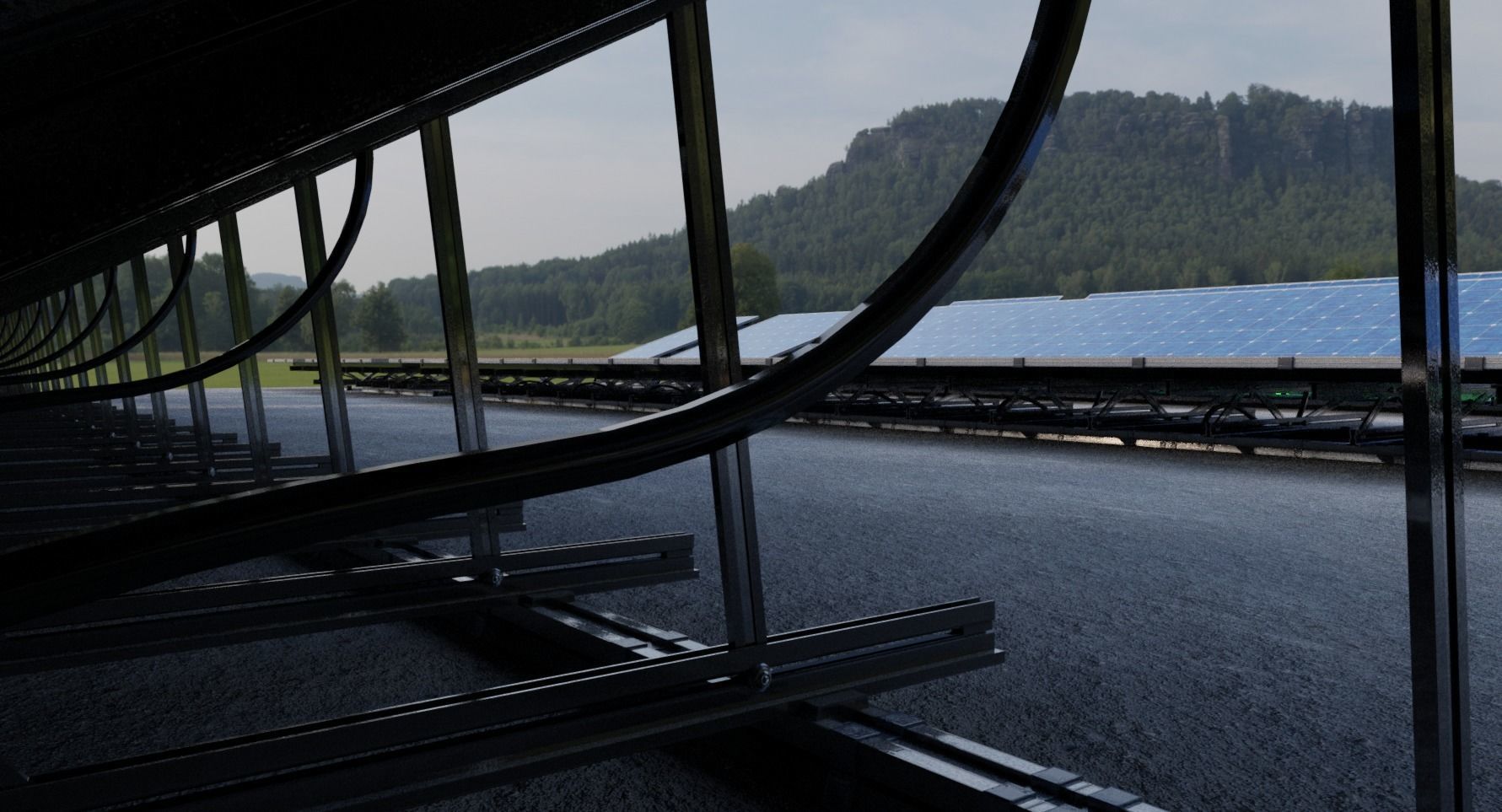 Solar Panels Rigged - New Versions Low-poly 3D model_3