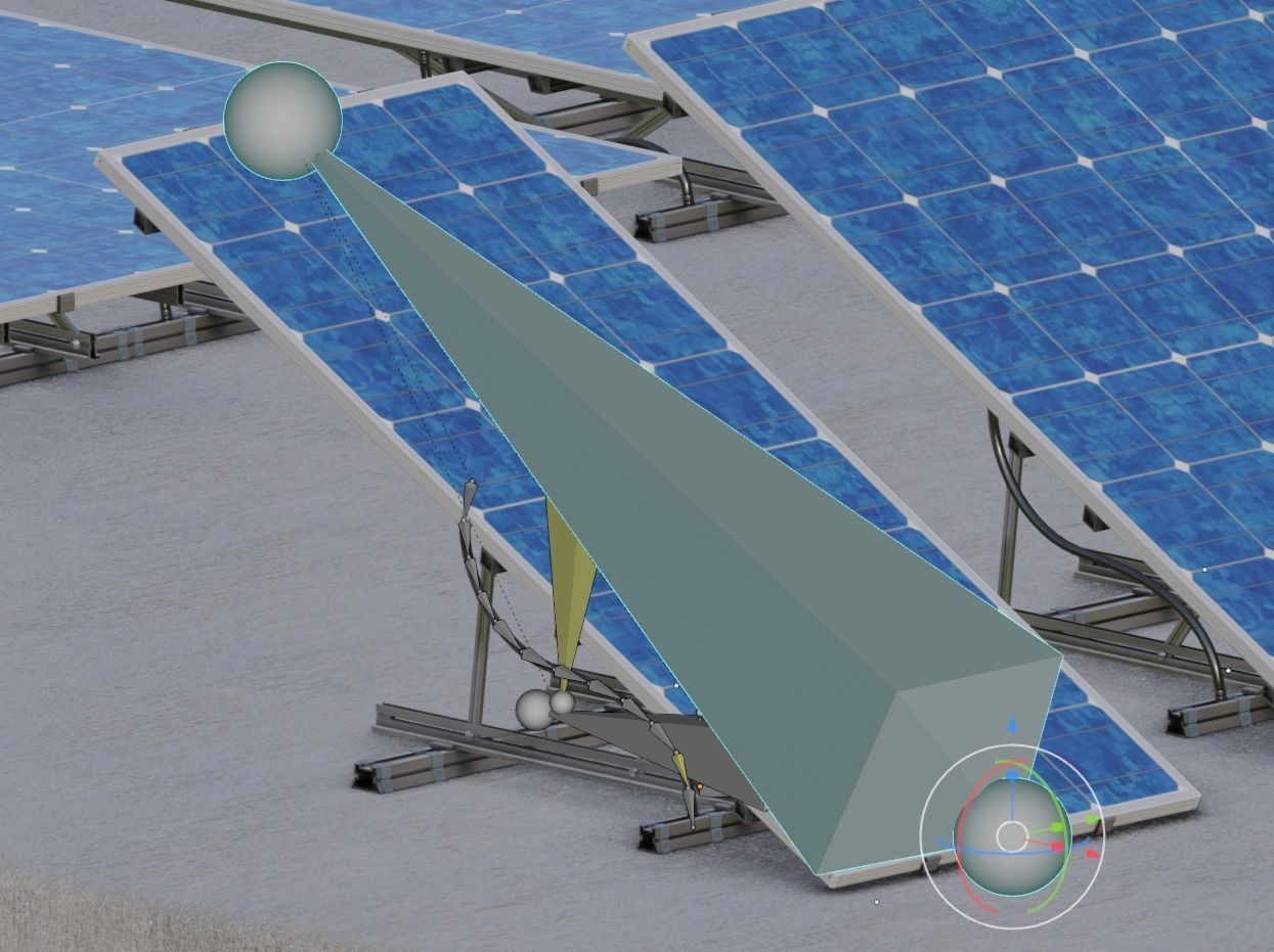 Solar Panels Rigged - New Versions Low-poly 3D model_12