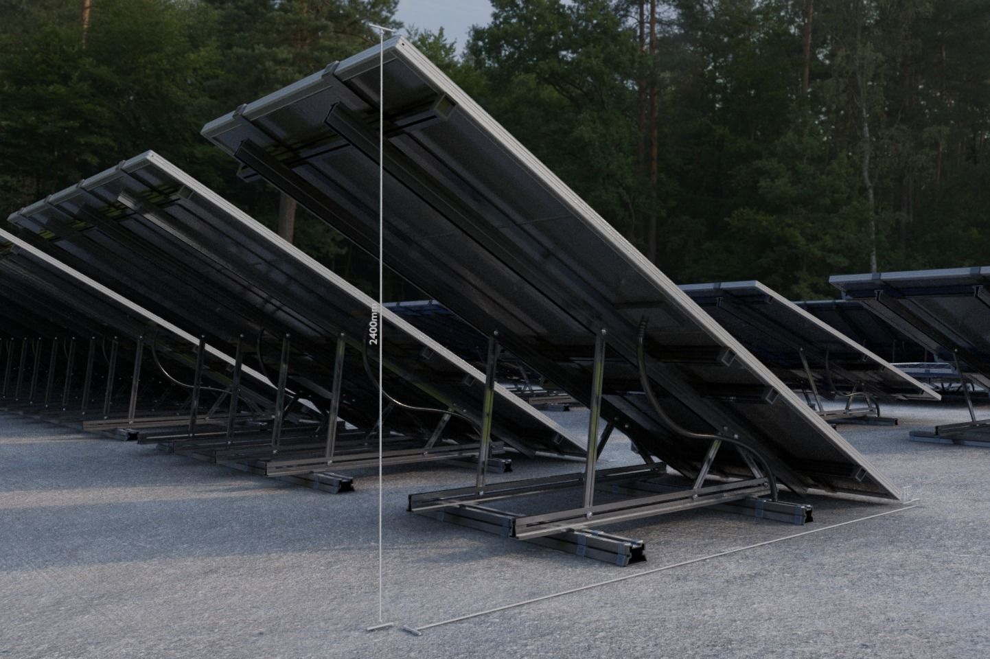 Solar Panels Rigged - New Versions Low-poly 3D model_5