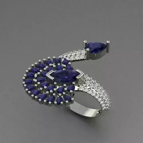 peacock ring