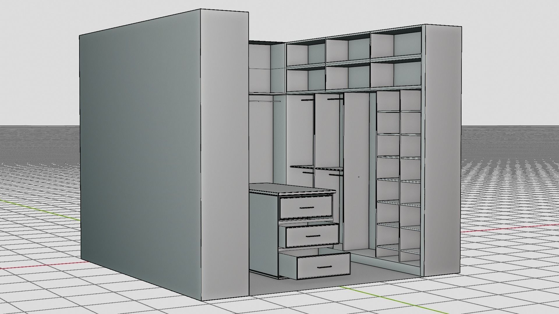 Wardrobe Collection Vol 1 3D model_7