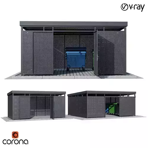 Modular boxes SET1 3D model Modular boxes SET1 3D model