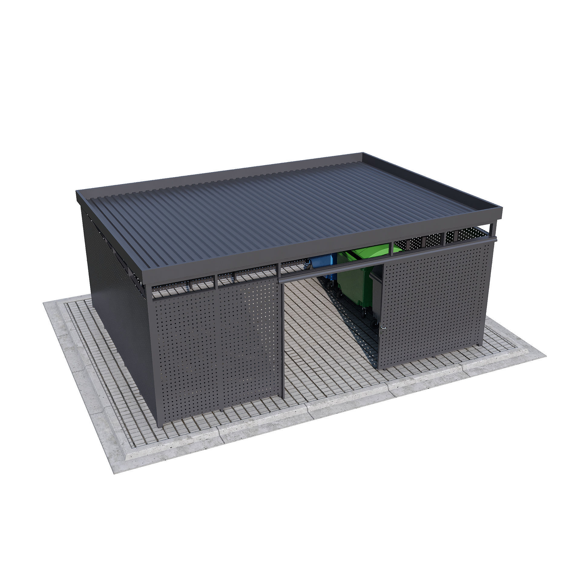 Modular boxes SET1 3D model_6