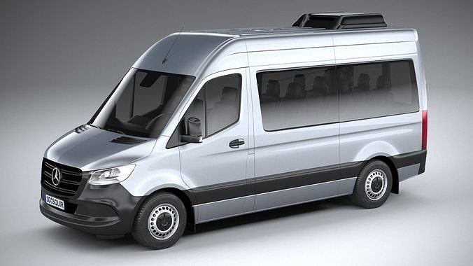 Mercedes Sprinter passenger L2H2 2019 3D model