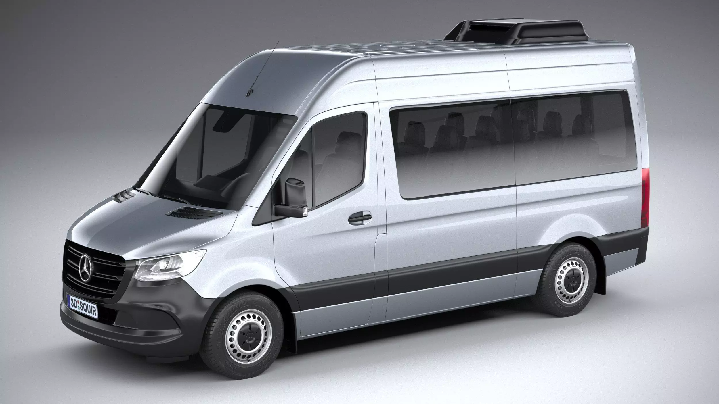 Mercedes Sprinter passenger L2H2 2019 3D model_0