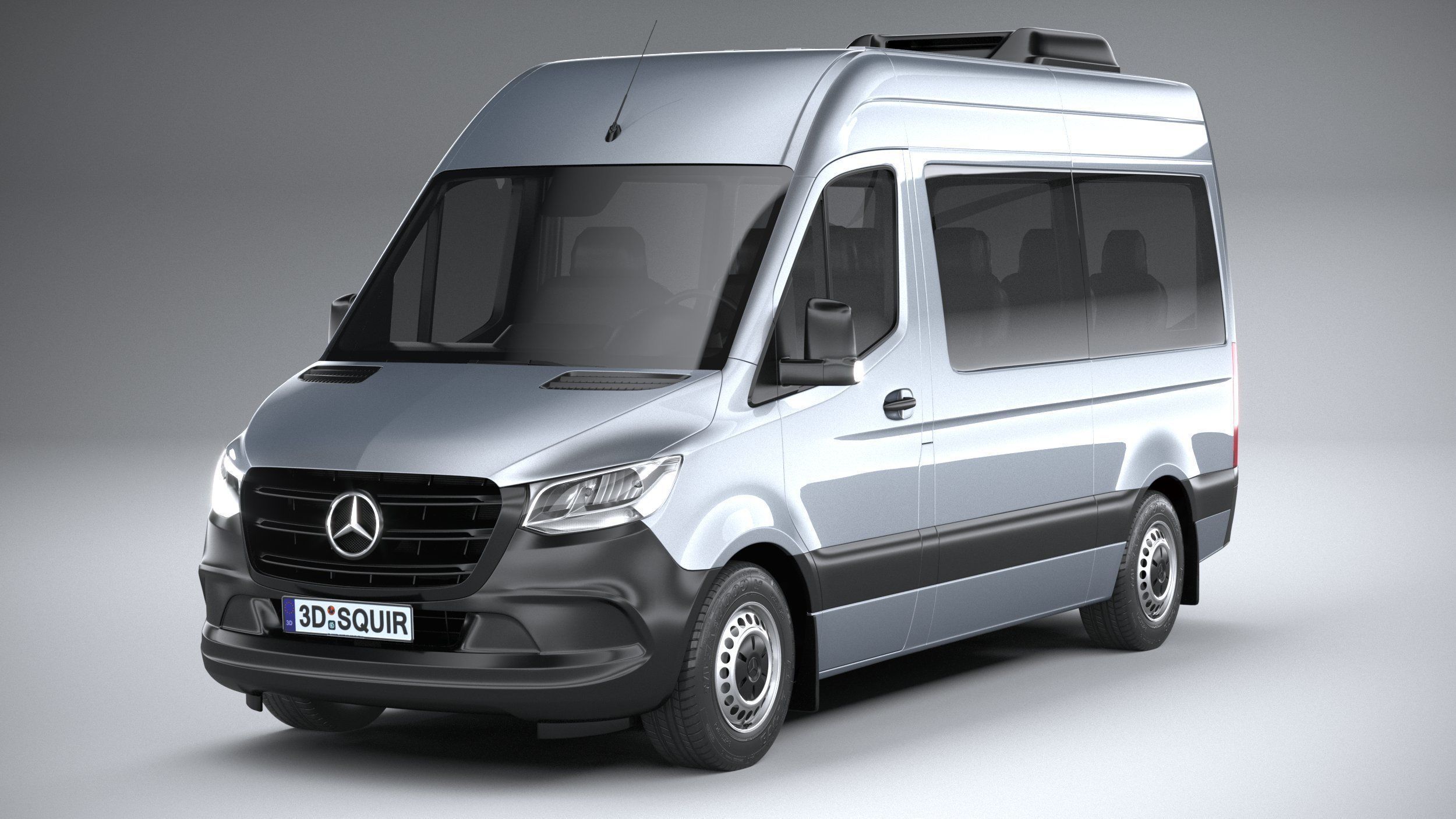 Mercedes Sprinter passenger L2H2 2019 3D model_2