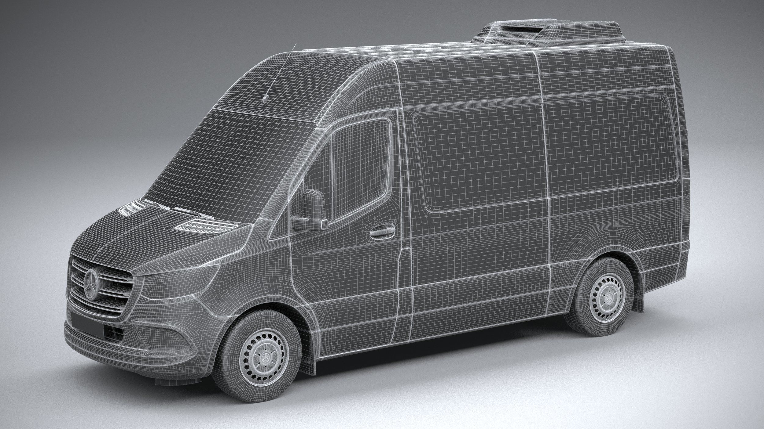 Mercedes Sprinter passenger L2H2 2019 3D model_26