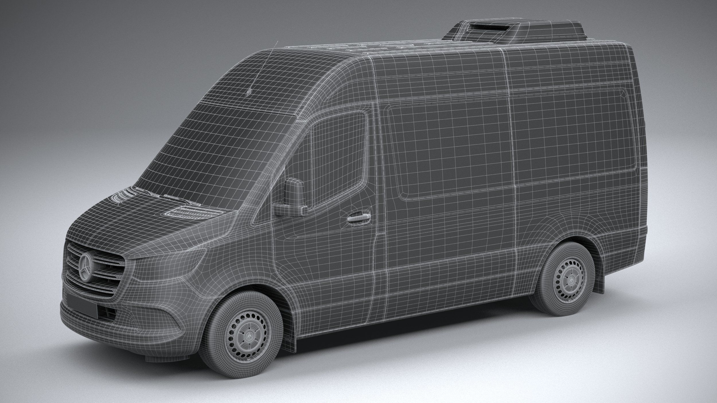 Mercedes Sprinter passenger L2H2 2019 3D model_28