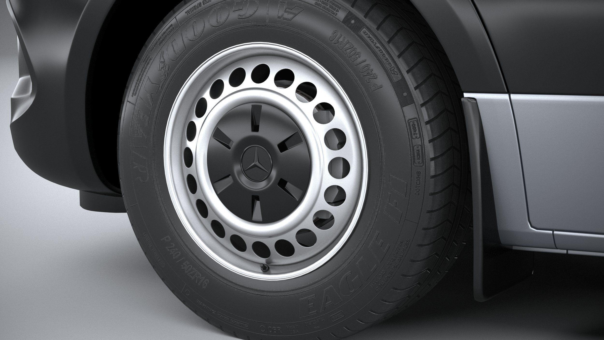 Mercedes Sprinter passenger L2H2 2019 3D model_16