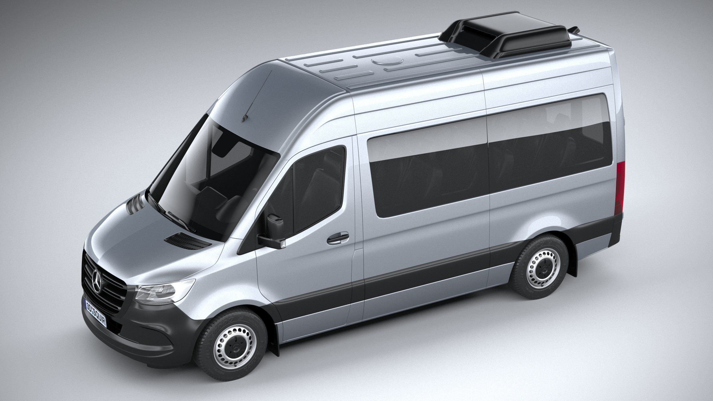 Mercedes Sprinter passenger L2H2 2019 3D model_7