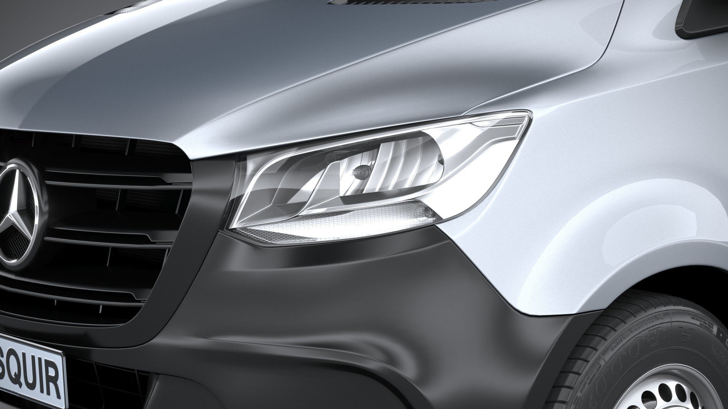 Mercedes Sprinter passenger L2H2 2019 3D model_14