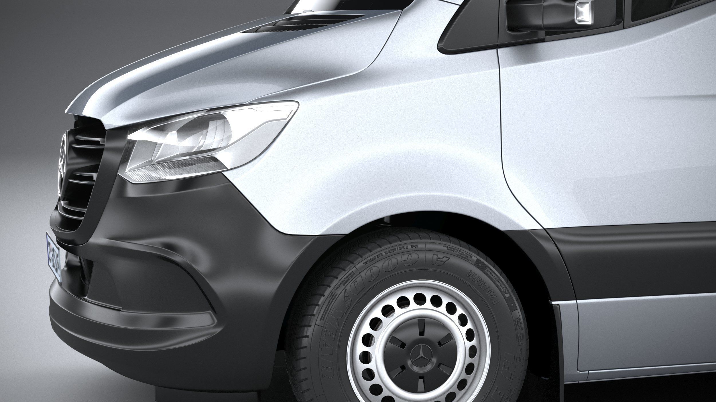 Mercedes Sprinter passenger L2H2 2019 3D model_3