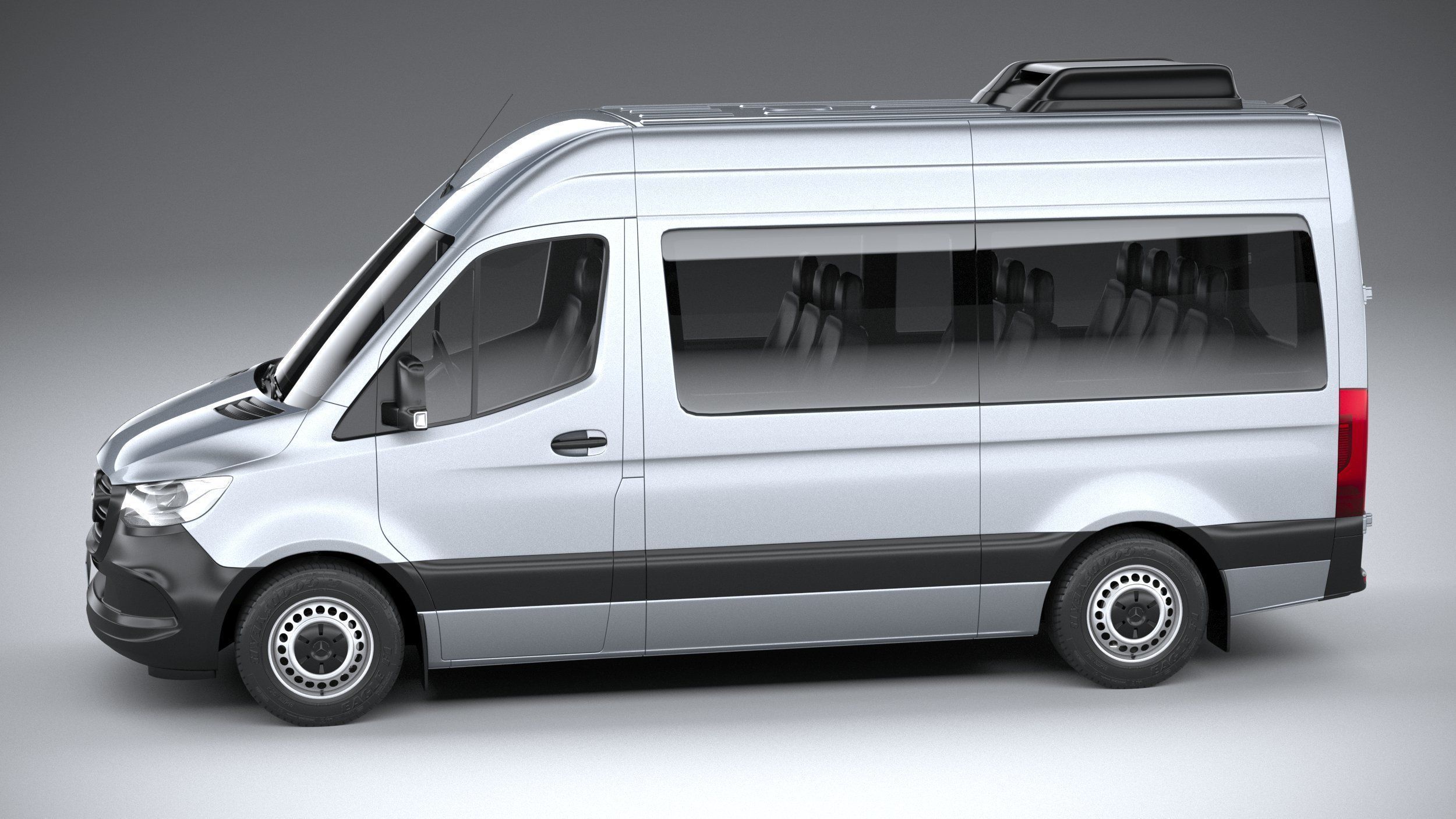 Mercedes Sprinter passenger L2H2 2019 3D model_8