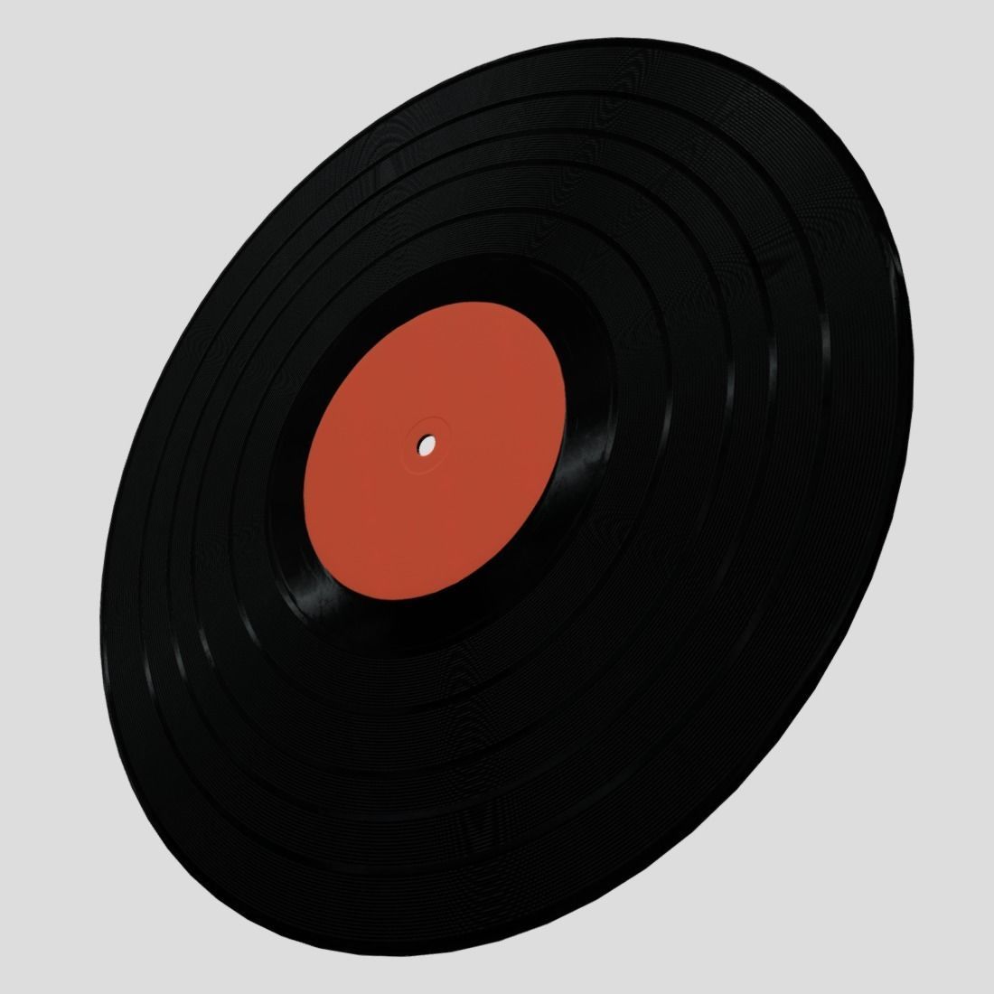 Vinyl Record Low-poly 3D model_13