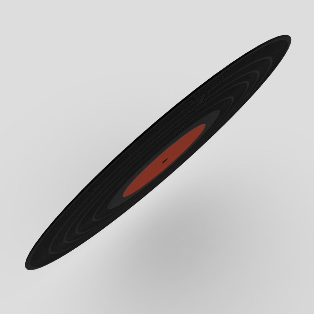 Vinyl Record Low-poly 3D model_11