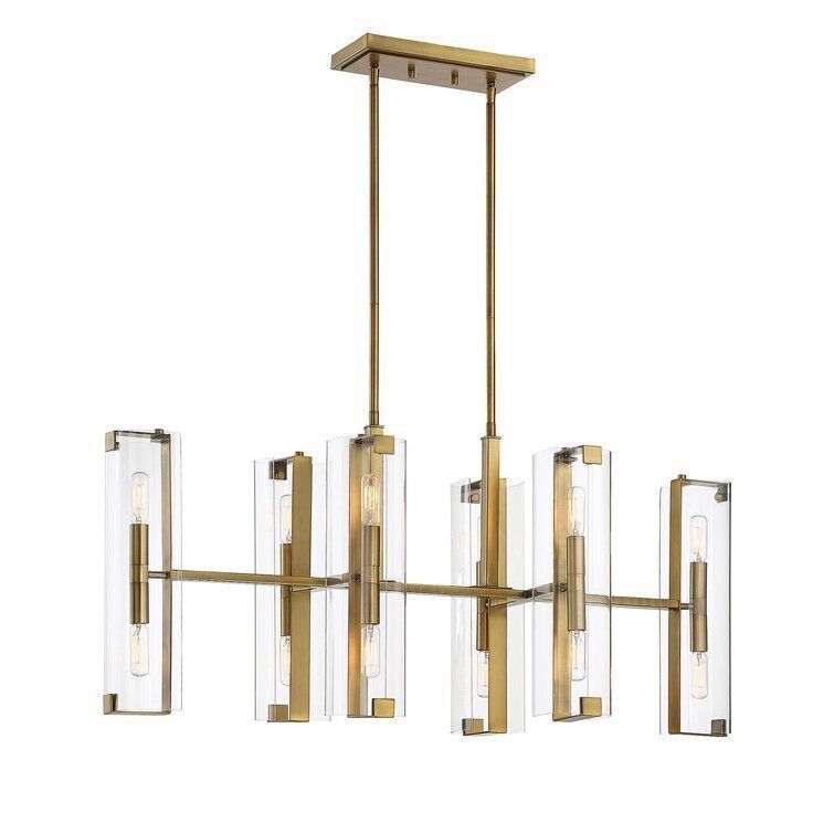 Kathryn Light Kitchen Island Linear Pendant 3D model_4