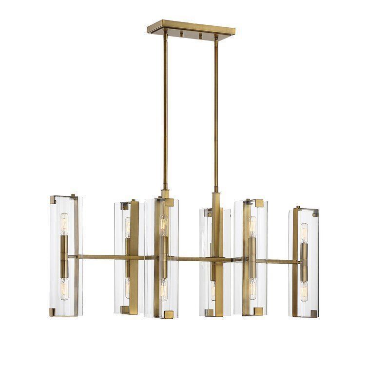 Kathryn Light Kitchen Island Linear Pendant 3D model_1