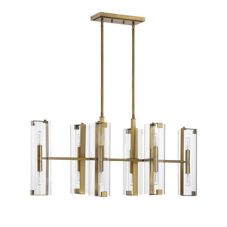 Kathryn Light Kitchen Island Linear Pendant 3D model_2