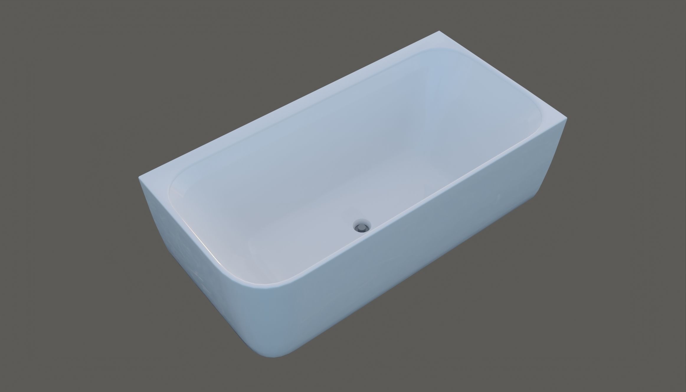Bathtubs and sink model 3D model_9