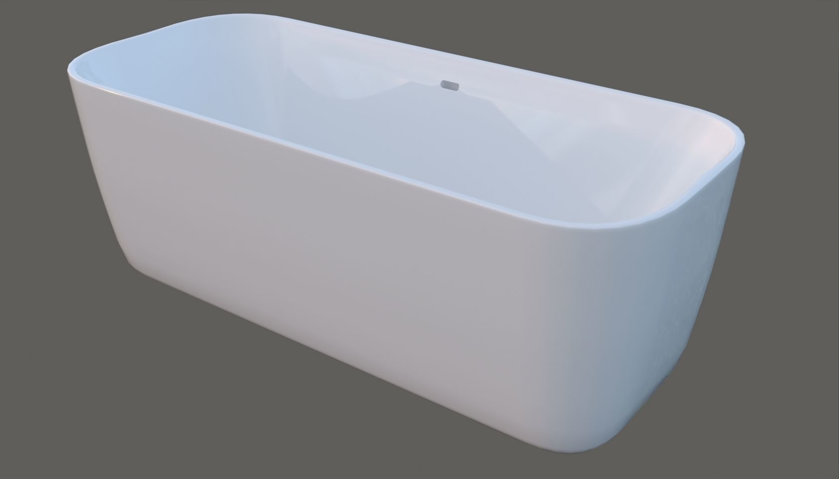 Bathtubs and sink model 3D model_6