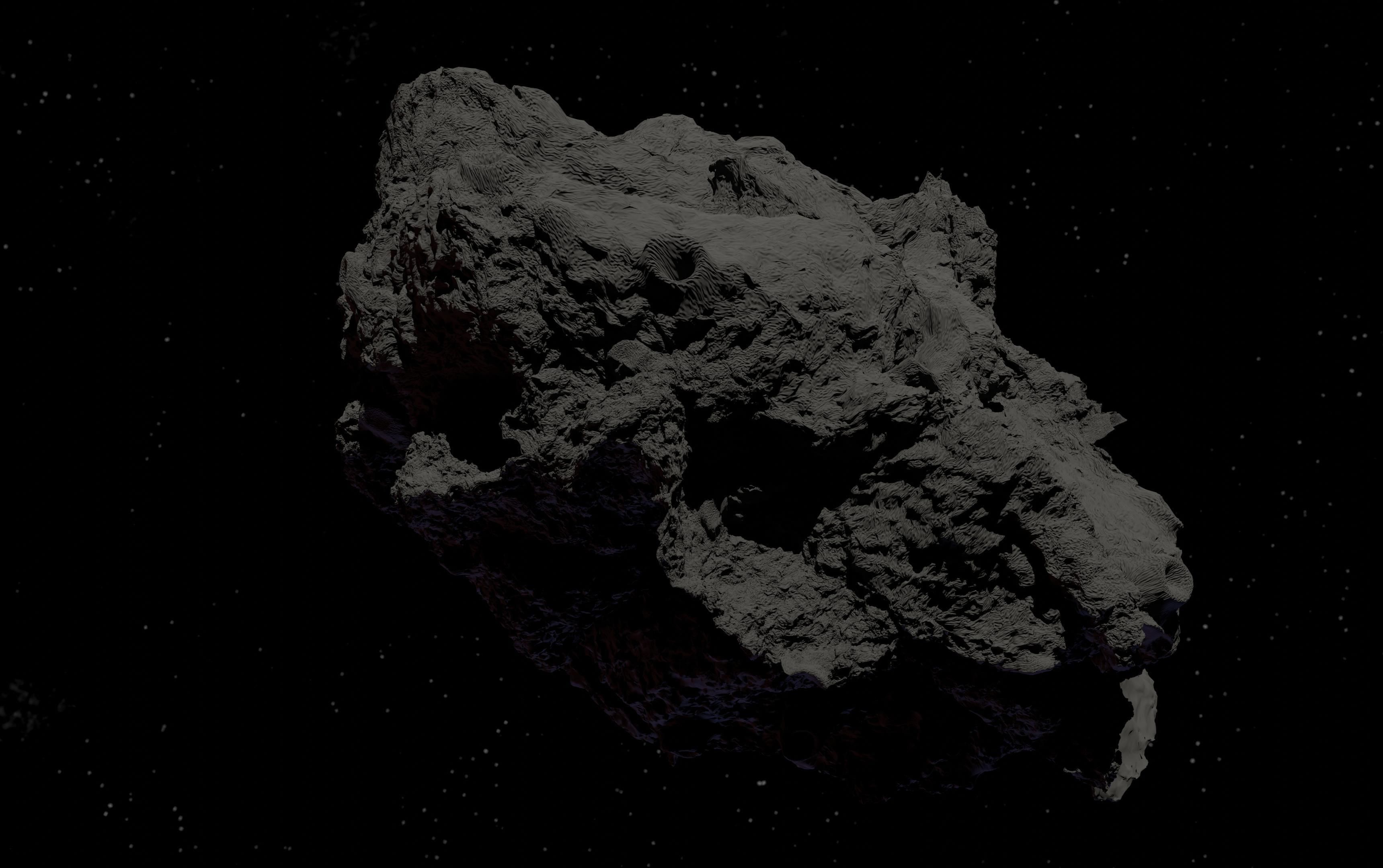 asteroid version 4 high detail 3D model_9