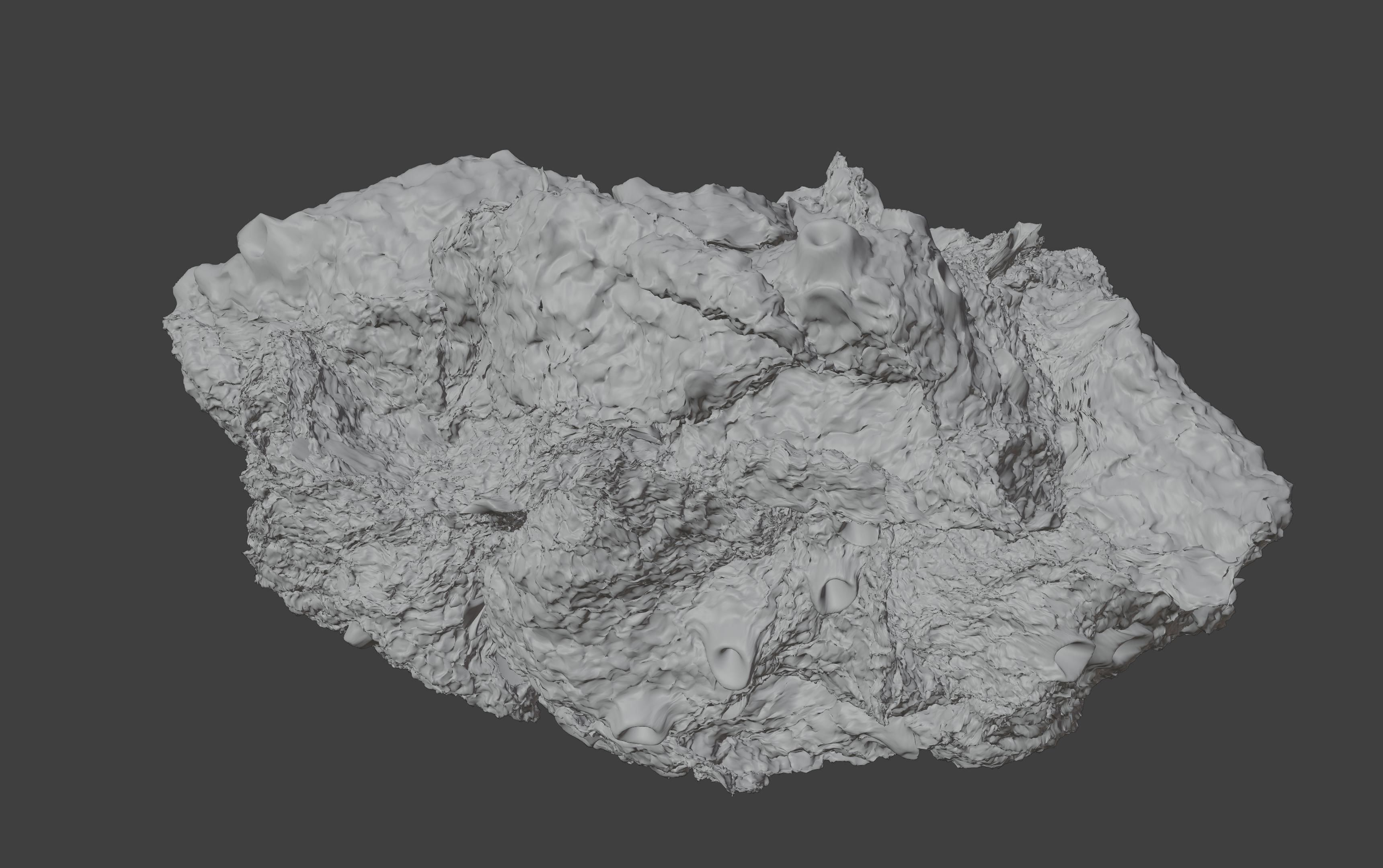 asteroid version 4 high detail 3D model_7