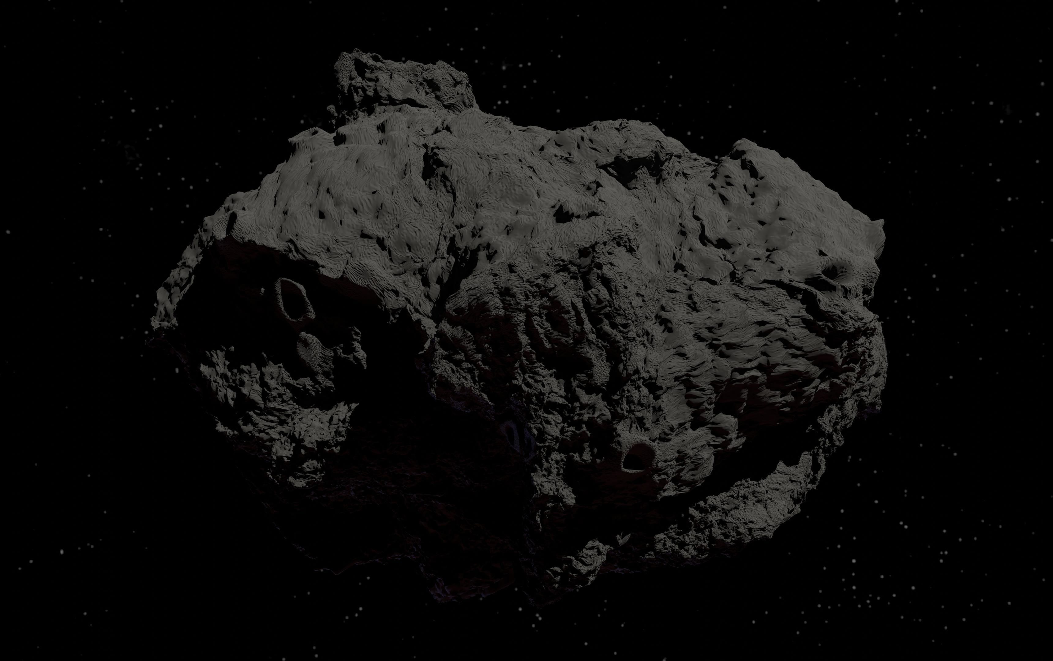 asteroid version 4 high detail 3D model_20