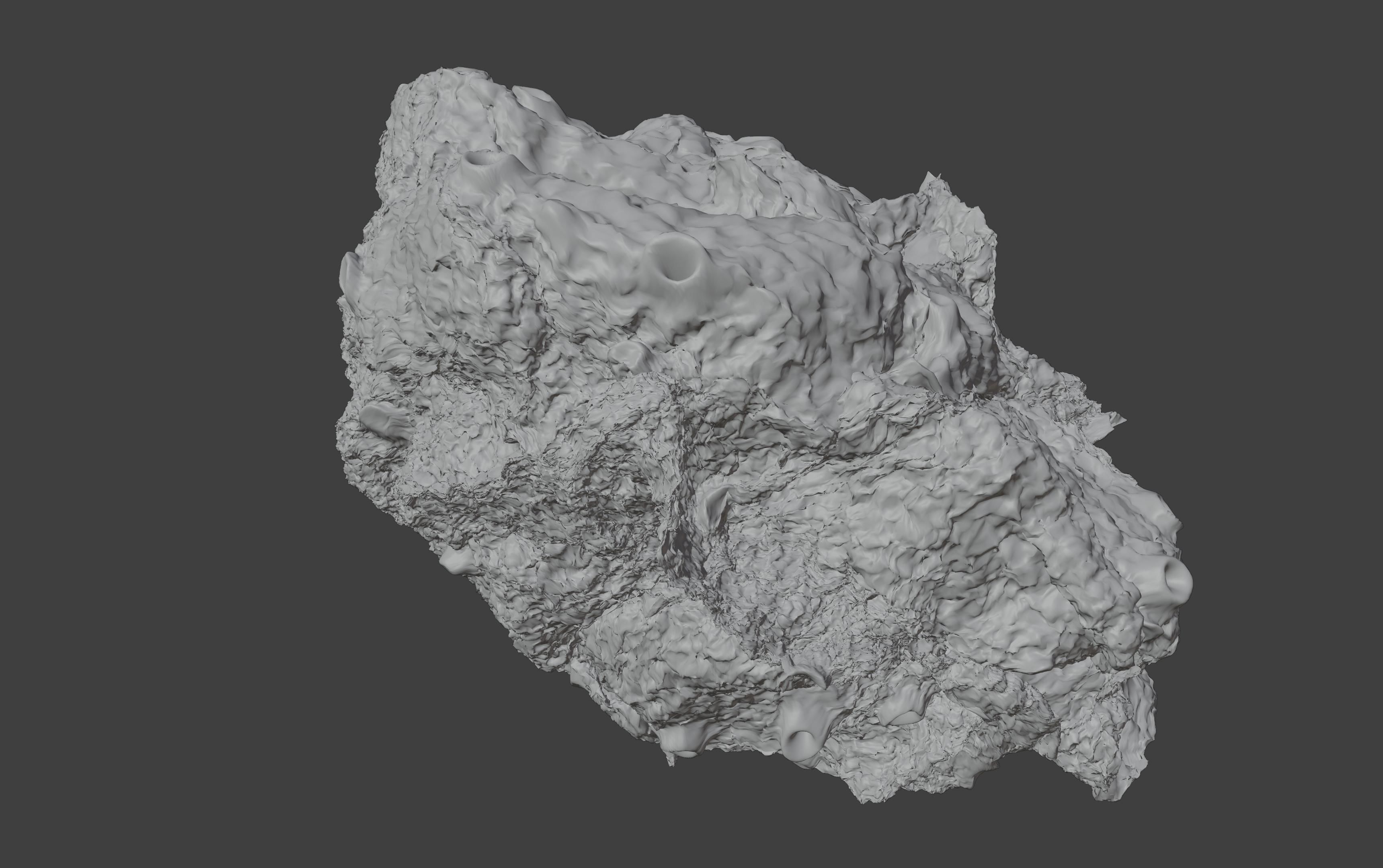asteroid version 4 high detail 3D model_11
