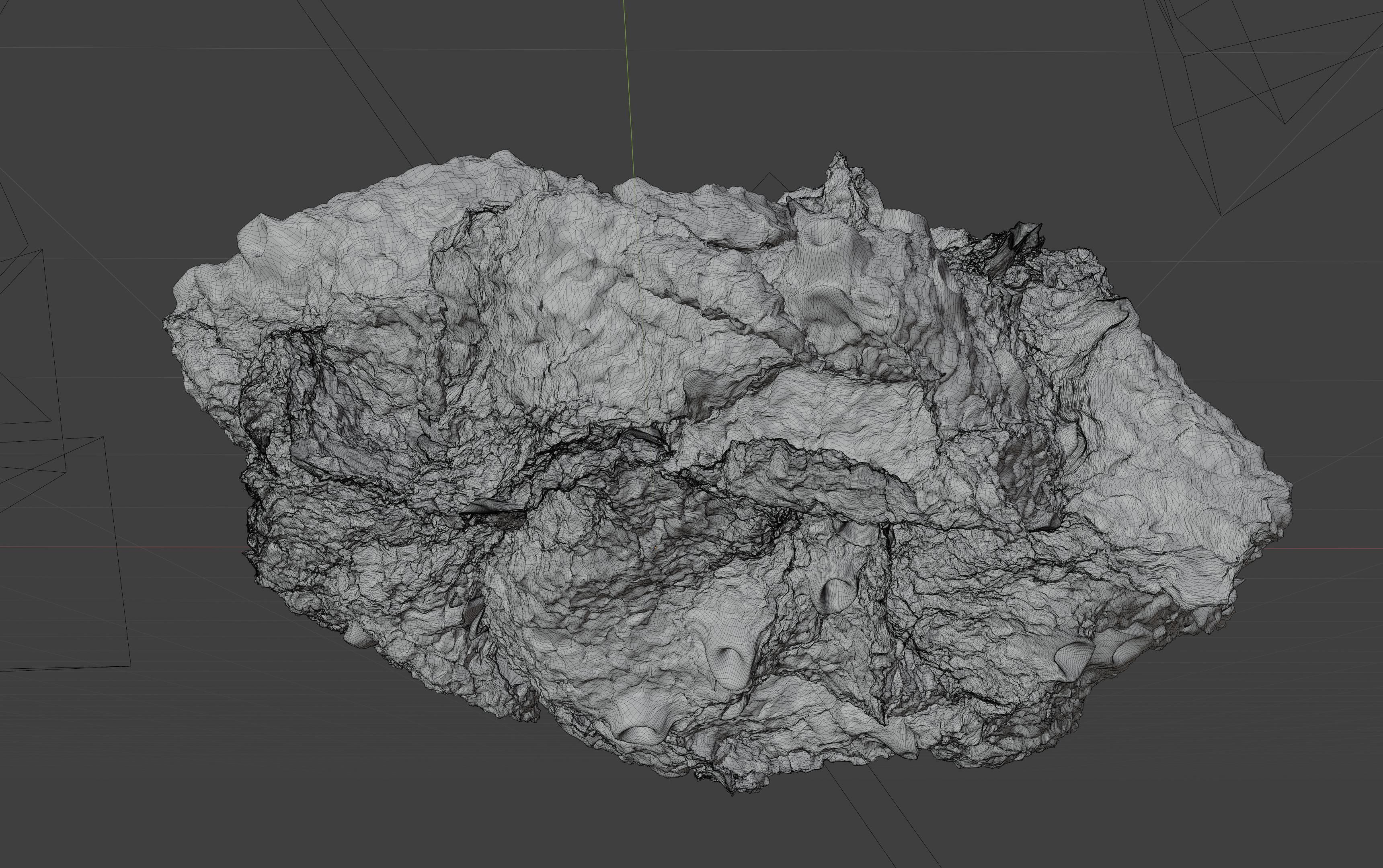 asteroid version 4 high detail 3D model_8