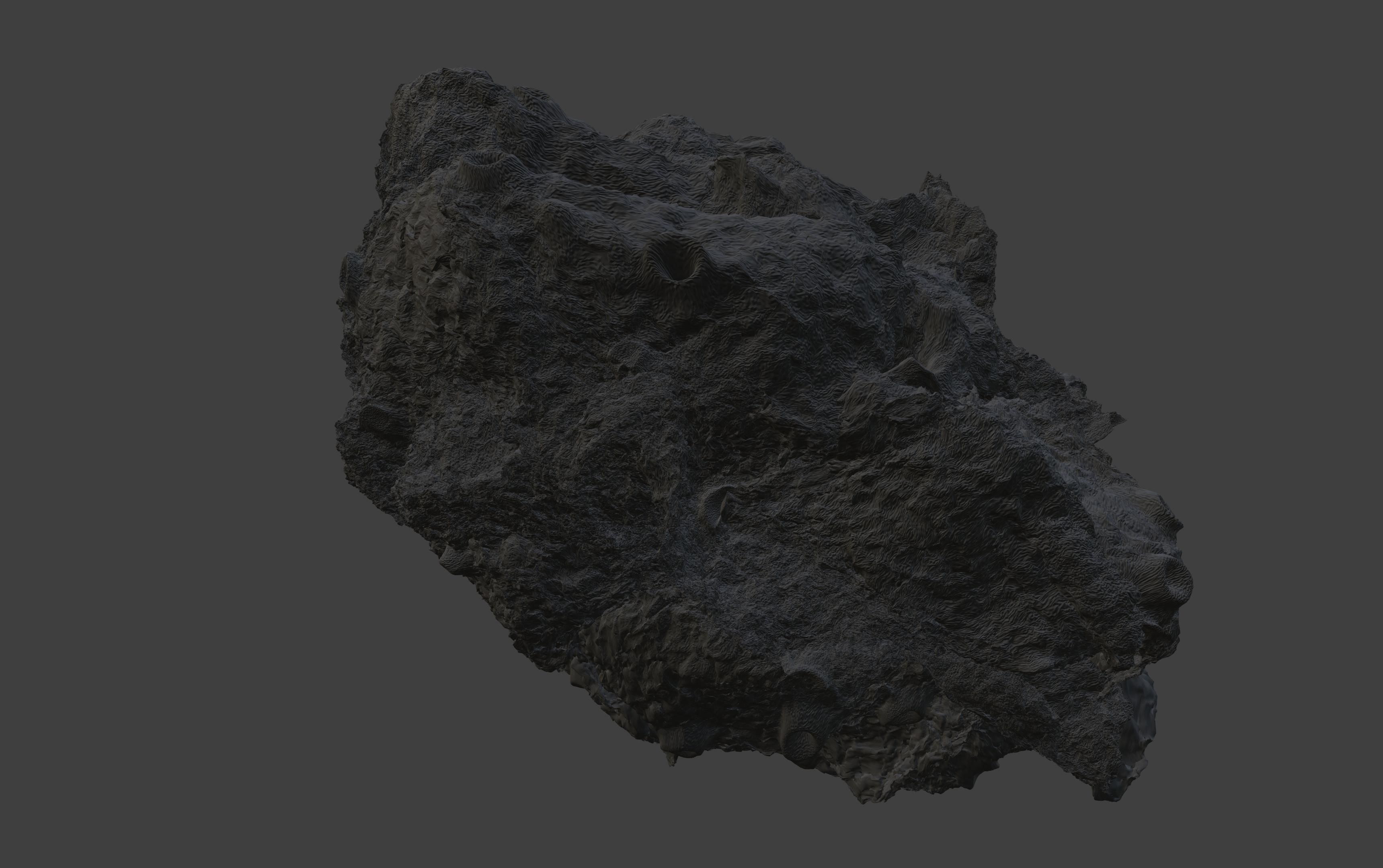 asteroid version 4 high detail 3D model_10
