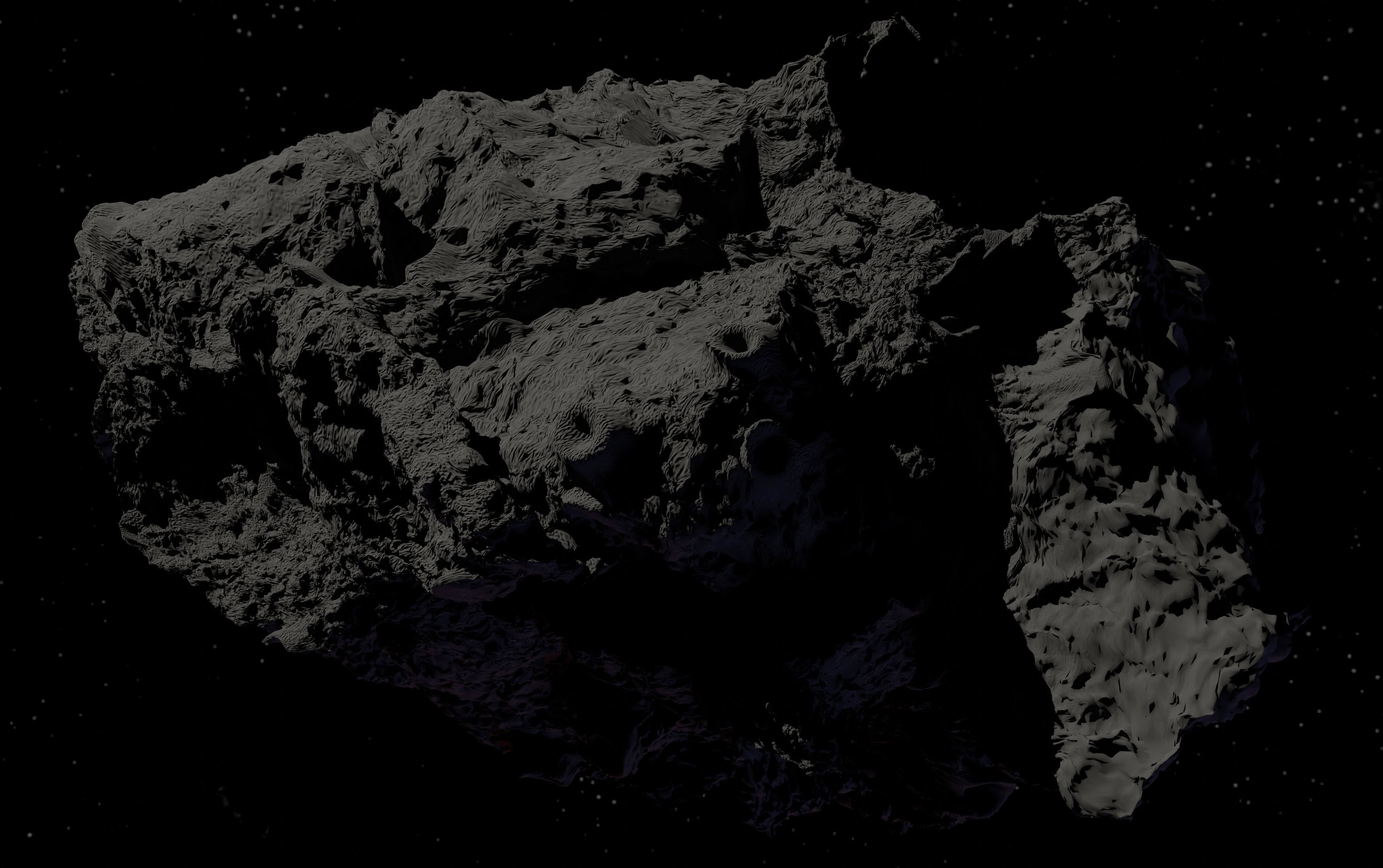 asteroid version 4 high detail 3D model_13