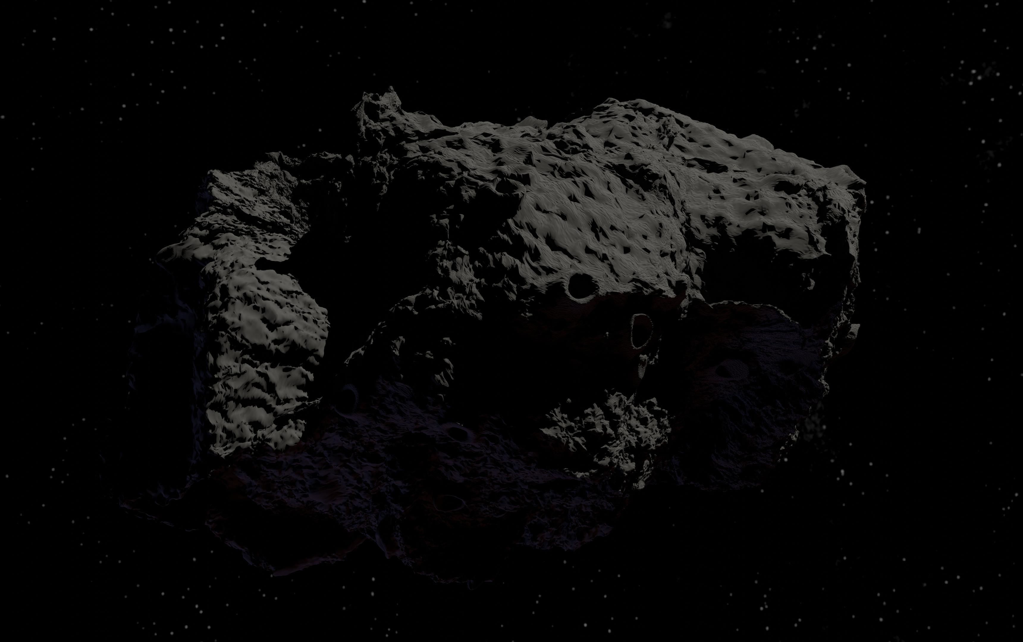 asteroid version 4 high detail 3D model_16