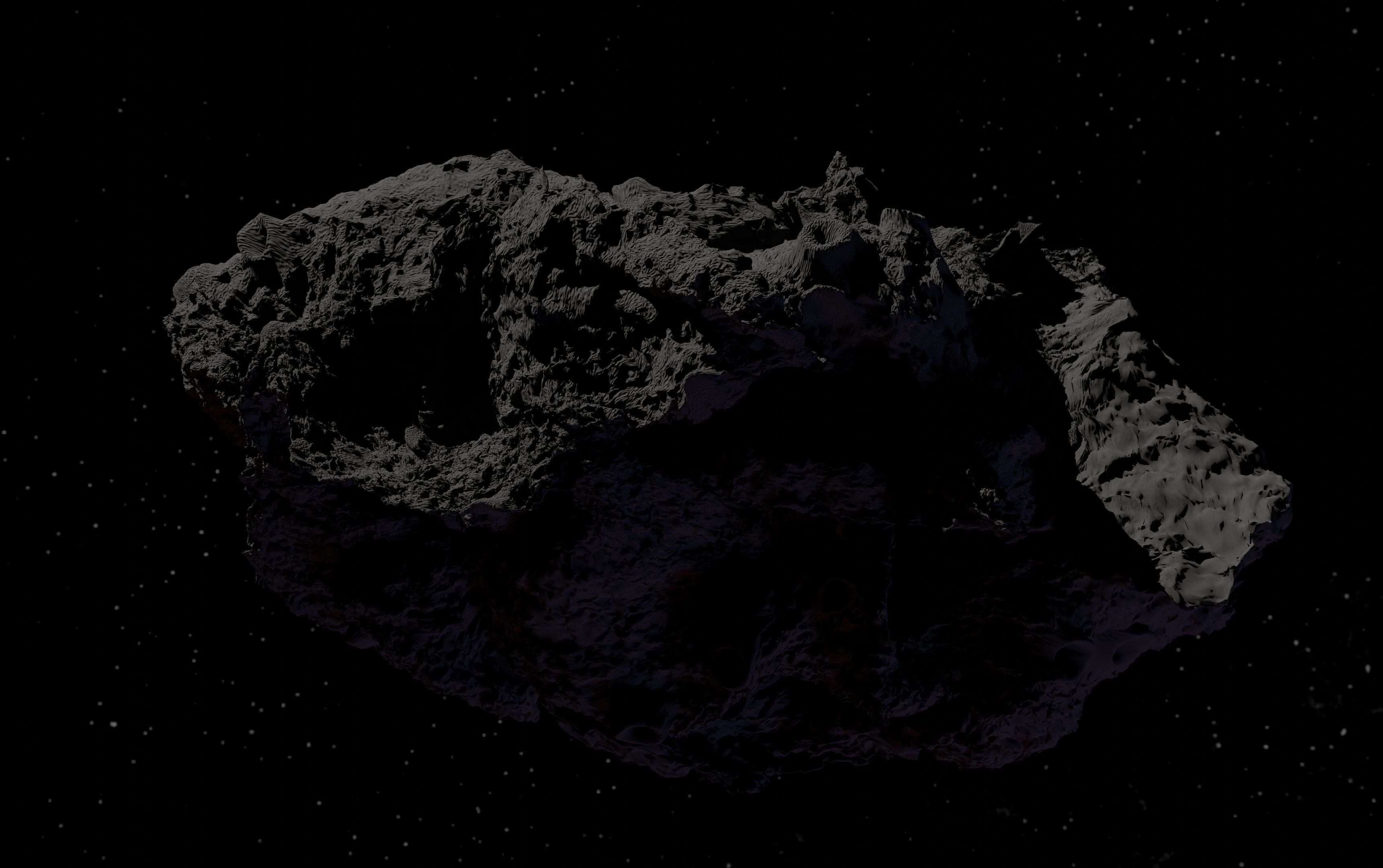 asteroid version 4 high detail 3D model_5