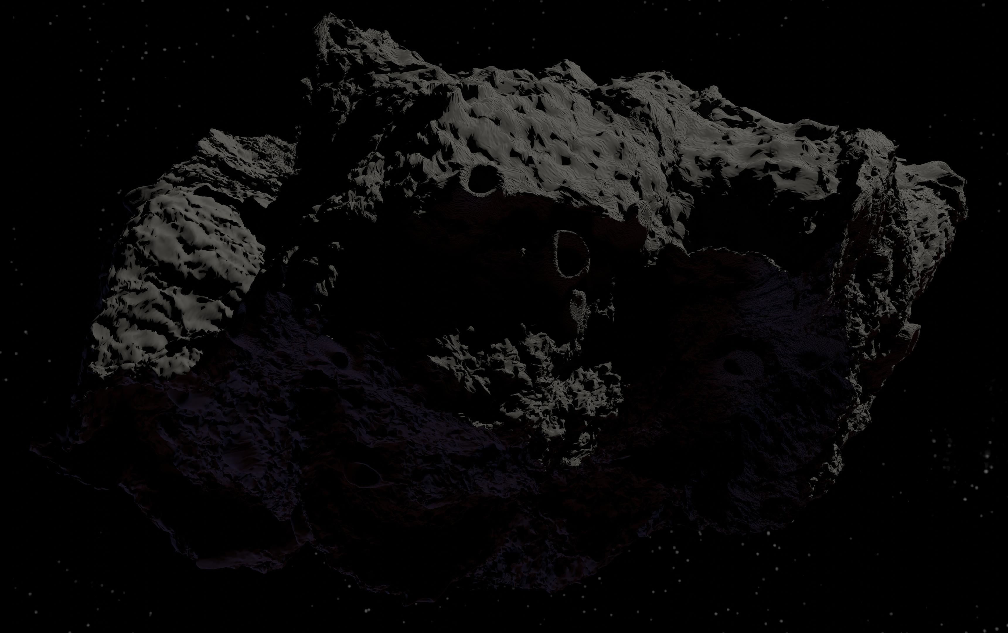 asteroid version 4 high detail 3D model_15