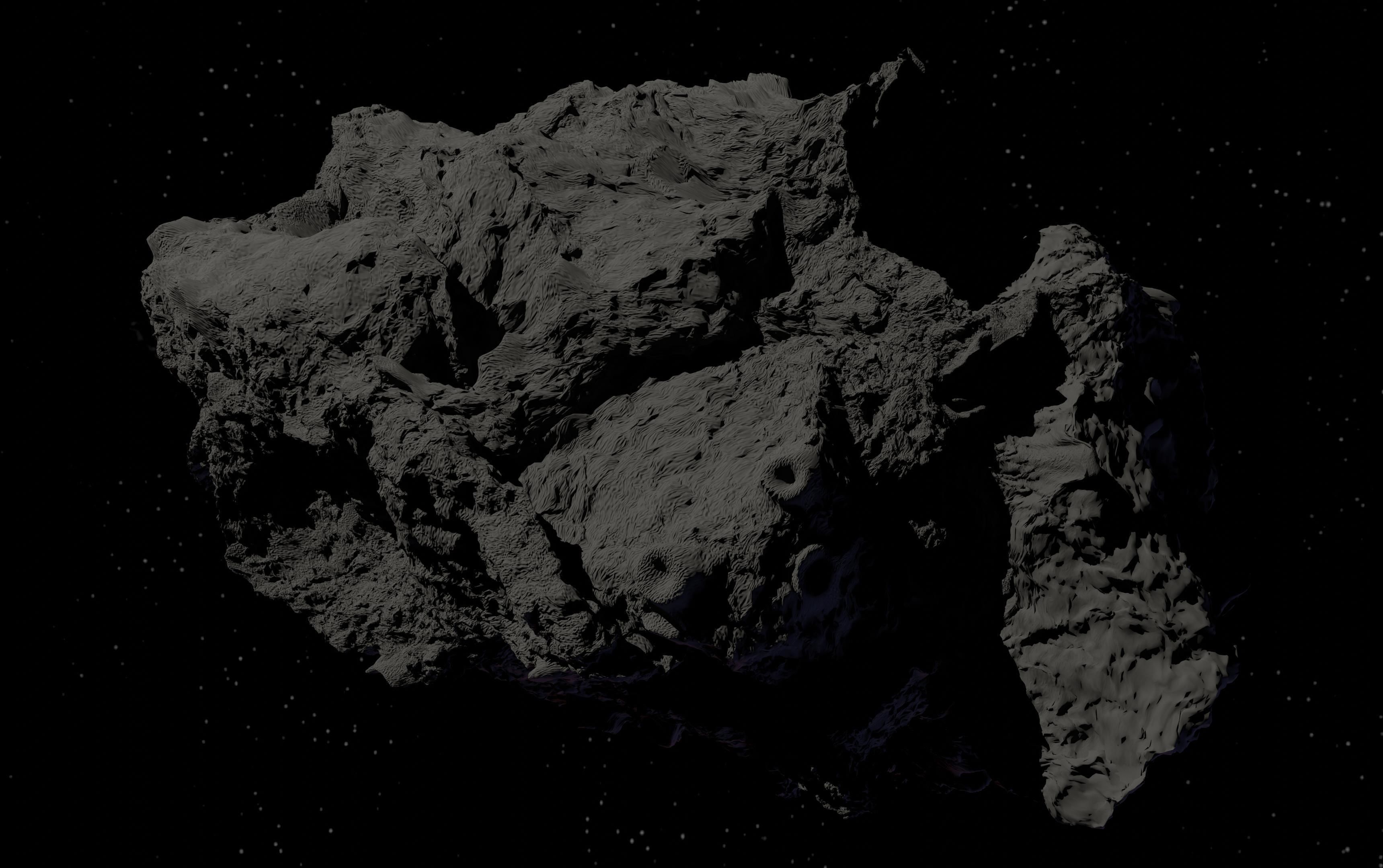 asteroid version 4 high detail 3D model_14