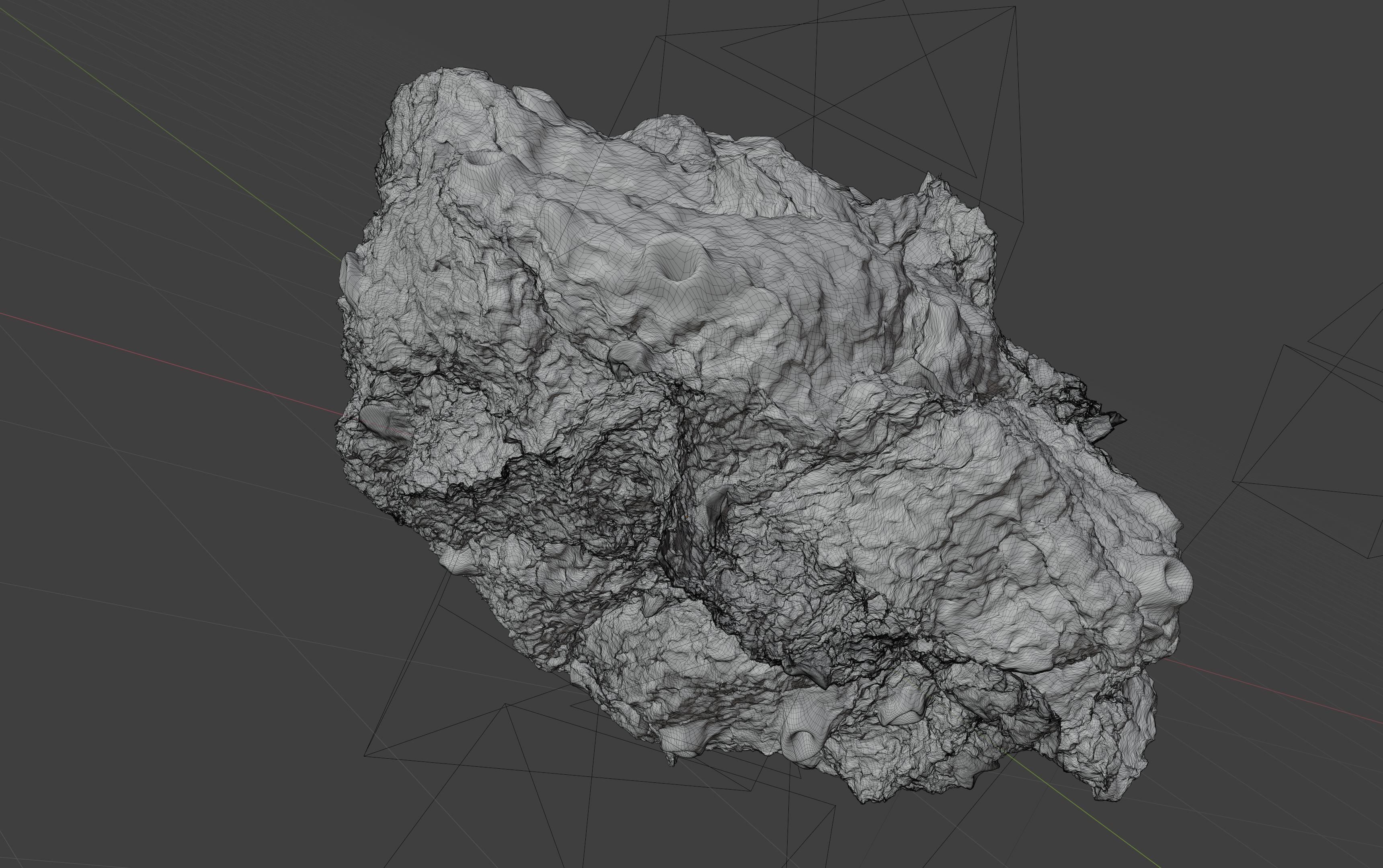 asteroid version 4 high detail 3D model_12